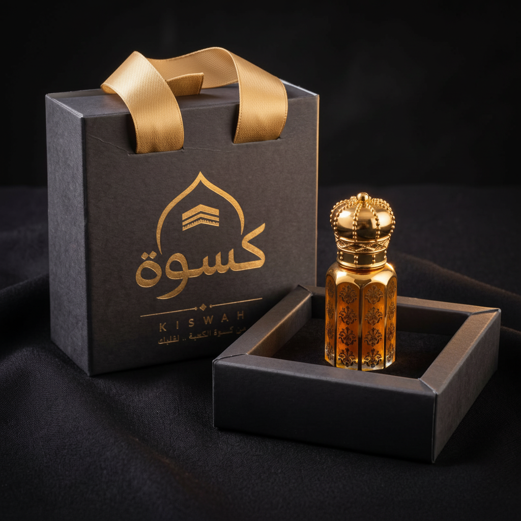 Kiswah Royal Oud & White Musk Oil – full gift set