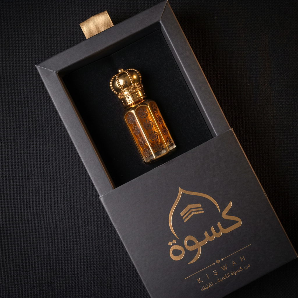 Kiswah Royal Oud & White Musk Oil – in gift box