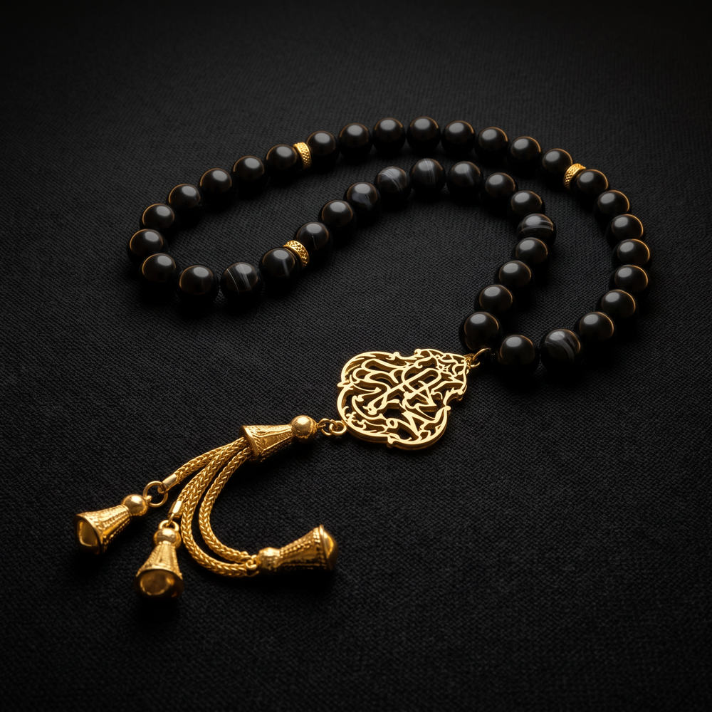 Kiswah Onyx 24K Tasbeeh